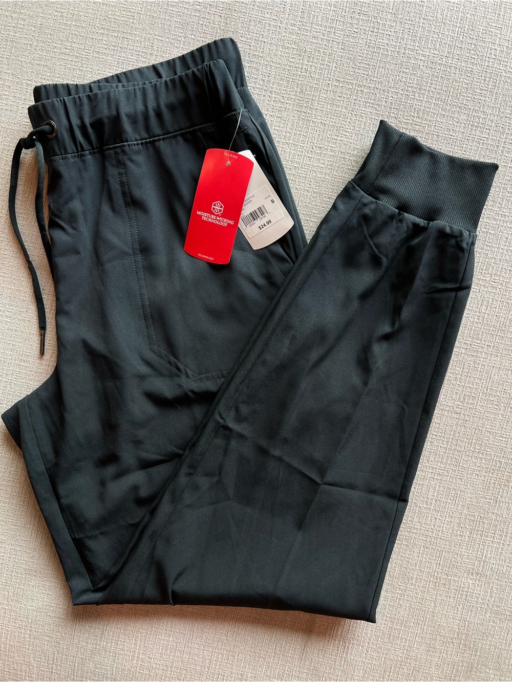 bcg Womens Lifestyle Woven Jogger Pants- small, black